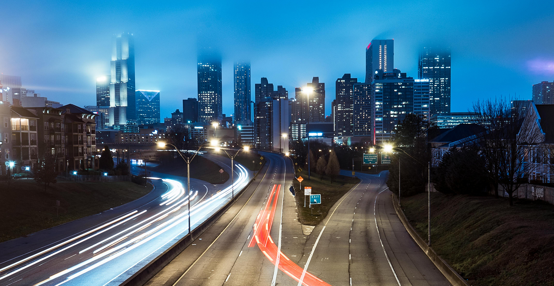 City nightscape background